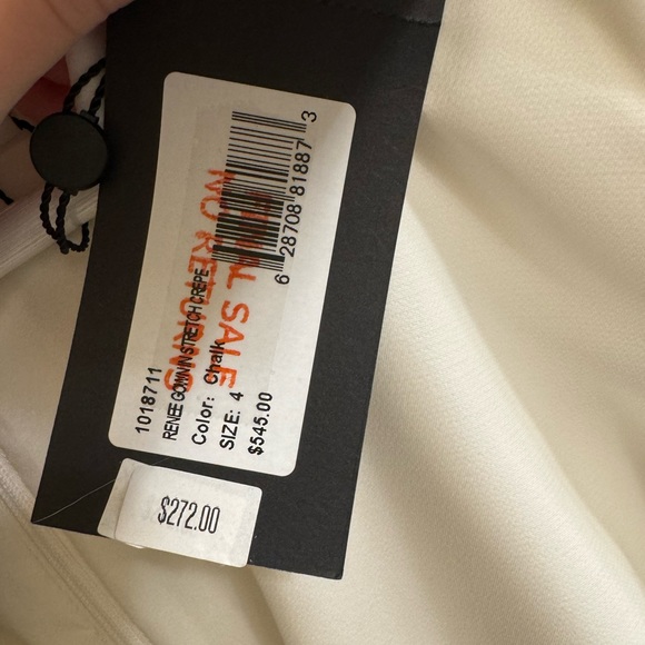 HALSTON RENÉE GOWN IN STRETCH CREPE - Picture 4 of 10